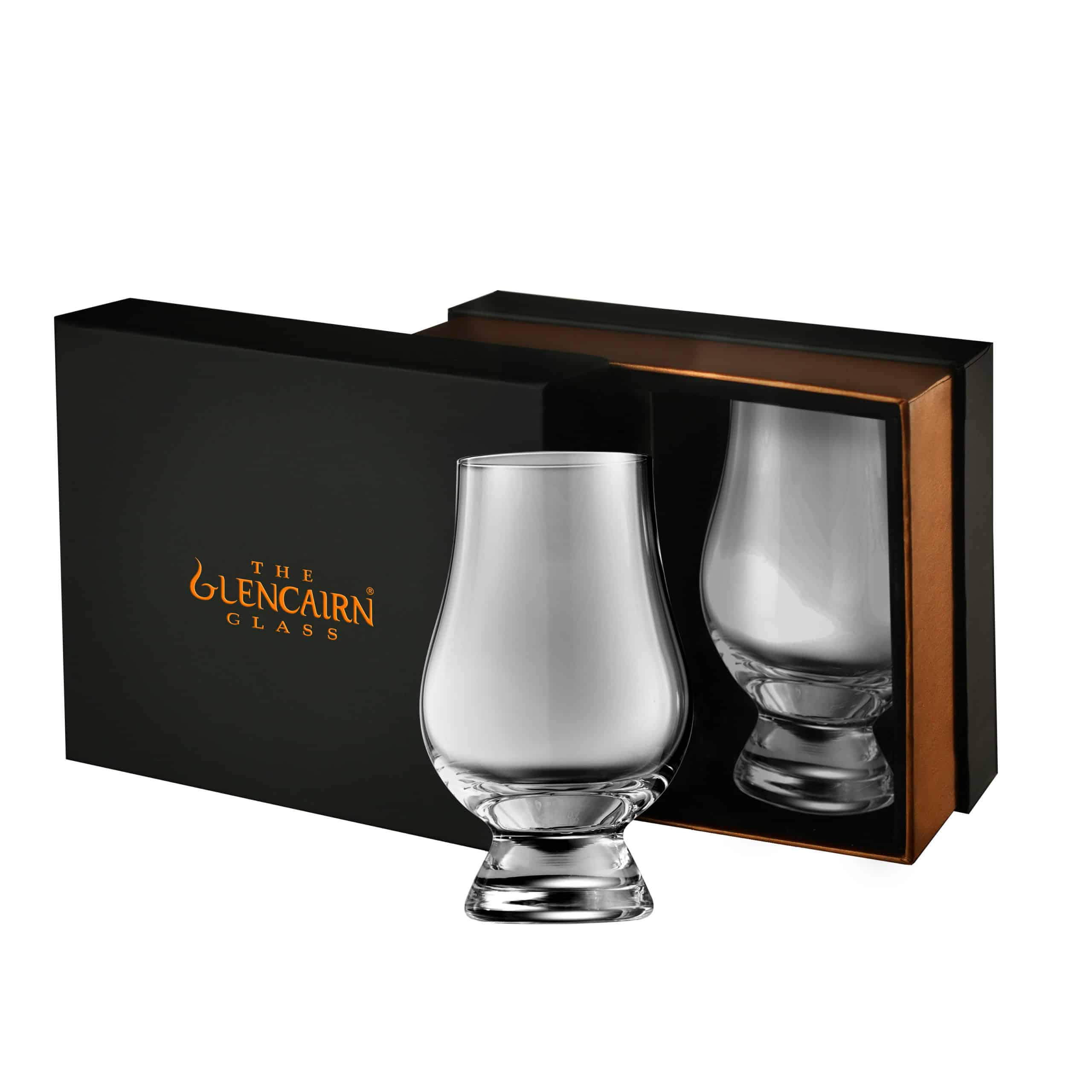 Blue Glencairn Whisky Glass Set of 4 in Presentation Box 
