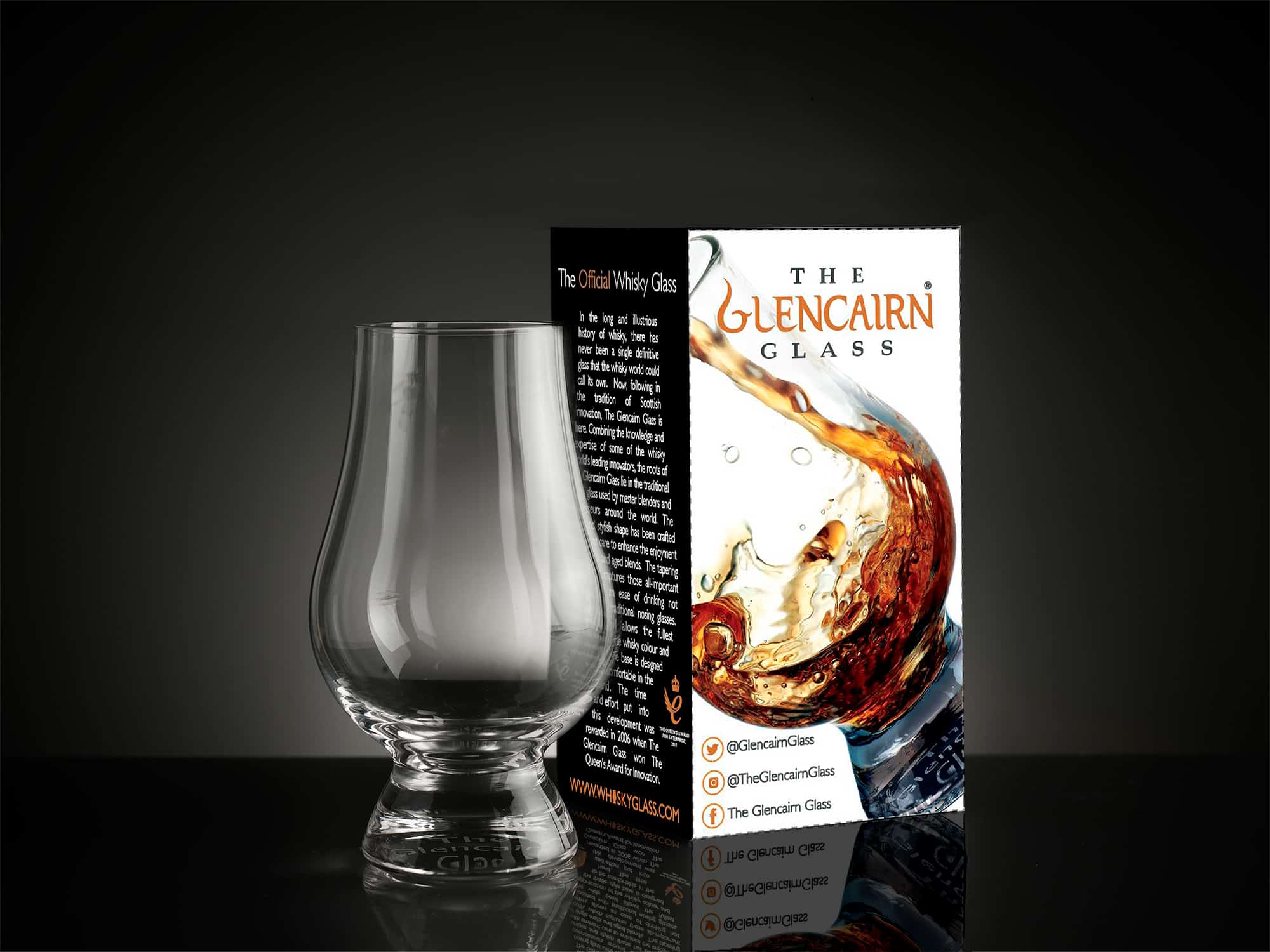 The Glenlivet Scotch Glencairn Snifter Glass 