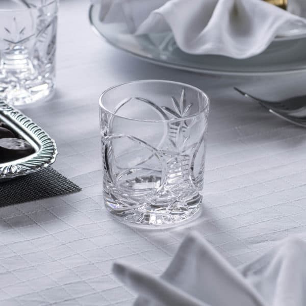Glencairn Crystal <div class="et_pb_module et_pb_wc_description et_pb_wc_description_0 et_pb_bg_layout_light et_pb_text_align_left"> <div class="et_pb_module_inner"> The <a href="https://glencairn.co.uk/product-category/collections/bothwell">Bothwell</a> collection features an incredibly traditional yet elegant handcut pattern on high quality mouthblown crystal and was the first glassware range to emerge during the early days of Glencairn Crystal. The<a href="https://glencairn.co.uk/product/bothwell-whisky-tumbler/"> Bothwell Whisky Tumbler</a> is perfect for your favourite whisky with room for water, mixers and ice cubes. It also features three blank panels around the glass with the option for personalised crystal engraving on <strong>one</strong> of these panels. The four glasses are supplied in a luxurious navy gift box lined with navy satin or why not upgrade to a <a href="https://glencairn.co.uk/product/bothwell-whisky-gift-set-of-4/">gift set of six tumblers</a> for special occasions? </div> </div>