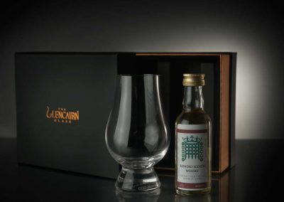 Glencairn Glass and Whisky Miniature Set