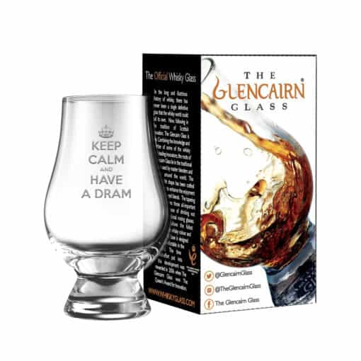 Glencairn Glass | "Keep Calm" | Whisky Glasses Engraved