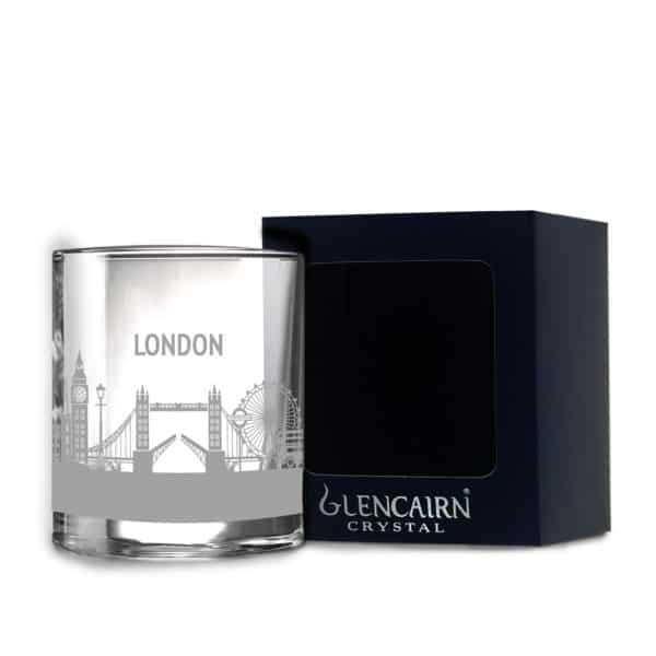 London Skyline Glass | London Gifts | Glencairn Crystal