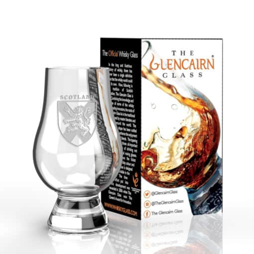 Glencairn Glass | Engraved with shield of Scotland