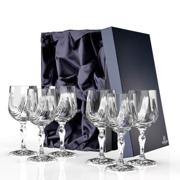 Montrose Wine Goblet Set of 6 | Goblet Wine Glass | Glencairn Crystal