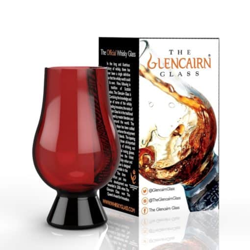 Red Glencairn Glass | Coloured whisky tasting glasses