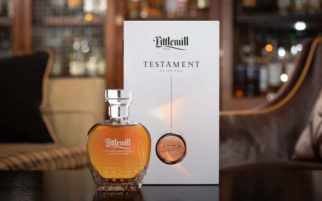 New Littlemill Scotch Whisky in bespoke Glencairn Crystal decanters is a testament to the past