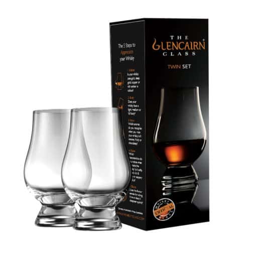 Glencairn Whiskey Glass Set of 6 in Deluxe Velvet Gift Box 
