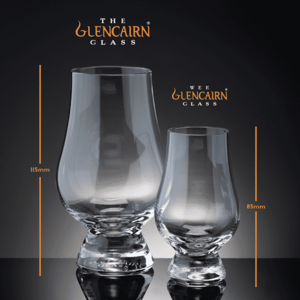 Glencairn Crystal The Wee Glencairn Glass does exactly what it says on the tin! It's a smaller version of our official <a href="https://glencairn.co.uk/product/glencairn-glass/">Glencairn Glass</a>, specially designed for distillery tours or for when you're craving a wee 'nip' instead of a dram. Supplied in a premium matte black gift carton, this wee whisky-tasting glass is perfect for gifting to a whisky lover. Looking to order in bulk for an event? See our discount option for the <a href="https://glencairn.co.uk/product/wee-glencairn-glass-trade-pack-of-6/">Wee Glencairn Glass</a>.