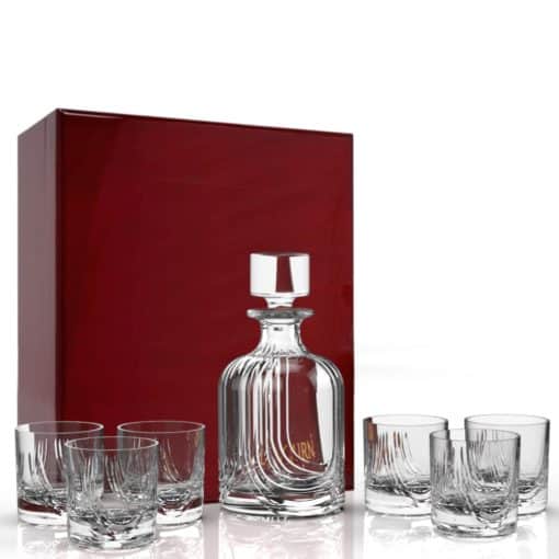 Montrose Deluxe Decanter Set | Crystal Whisky Decanter With Glasses
