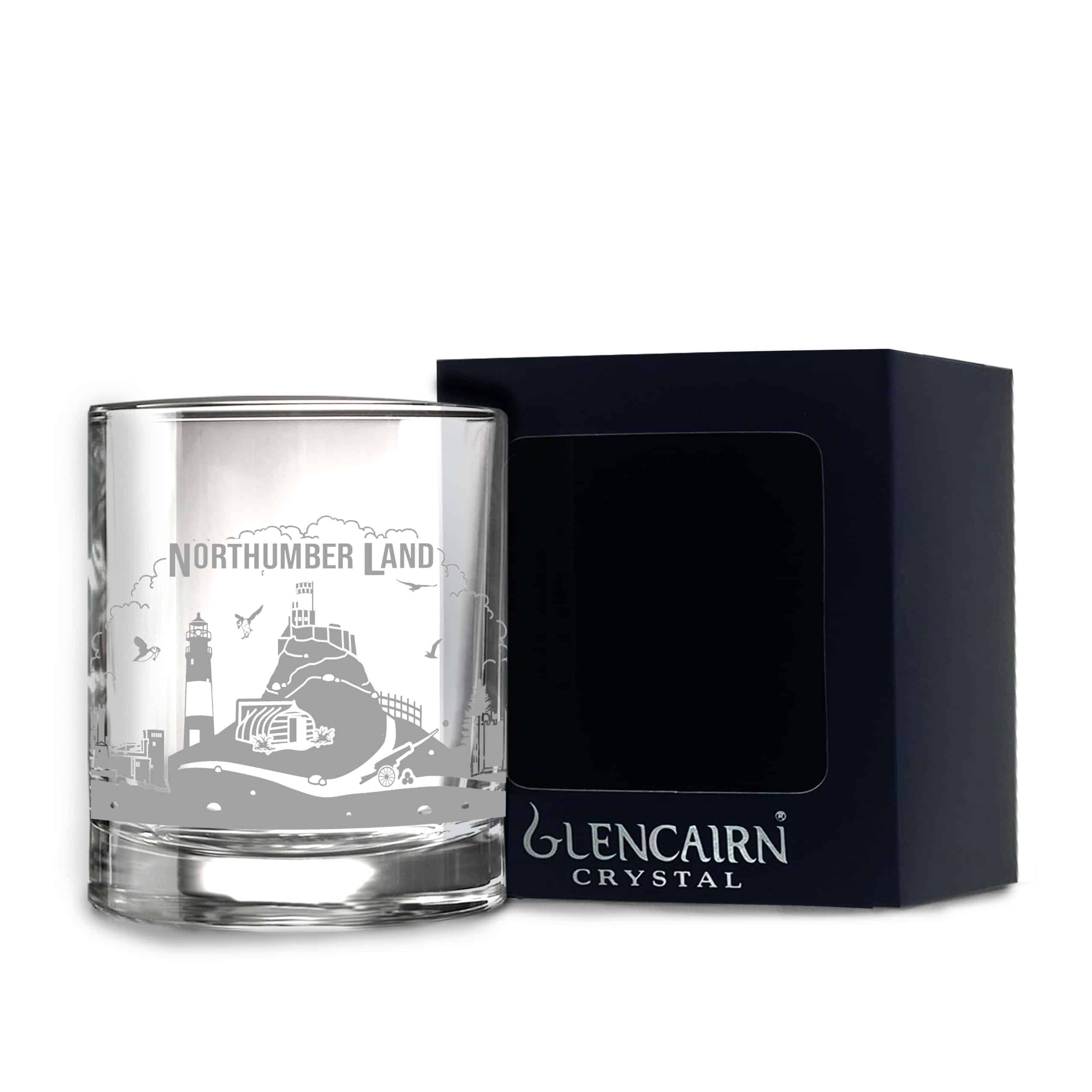 Northumberland Skyline Whisky Tumbler | Northumbrian Gifts