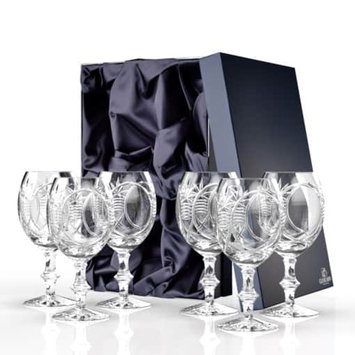 Bothwell Wine Goblet Set of 6 | Crystal Wine Glasses | Glencairn Crystal