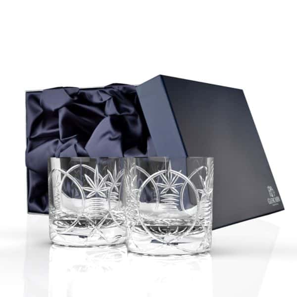 Bothwell Whisky Tumbler Set of 2 | Crystal Glassware