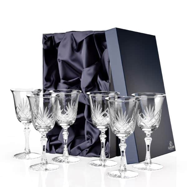 Glencairn Crystal <div class="et_pb_module et_pb_wc_description et_pb_wc_description_0 et_pb_bg_layout_light et_pb_text_align_left"> <div class="et_pb_module_inner"> If you are in need of a beautifully hand cut wine glass then look no further than the <a href="https://glencairn.co.uk/product/edinburgh-wine-goblet">Edinburgh Wine Goblet</a>. The <a href="https://glencairn.co.uk/product-category/collections/edinburgh">Edinburgh</a> collection is our ultimate interpretation of traditional cut crystal. The six glasses are supplied in a luxurious navy gift box lined with navy satin, perfect for gifting to someone special. <strong>Please note: this product is not available for personalisation. Have a look at the <a href="https://glencairn.co.uk/product-category/collections/skye">Skye glassware collection</a> if you would like the same cut crystal engraved.</strong> </div> </div>