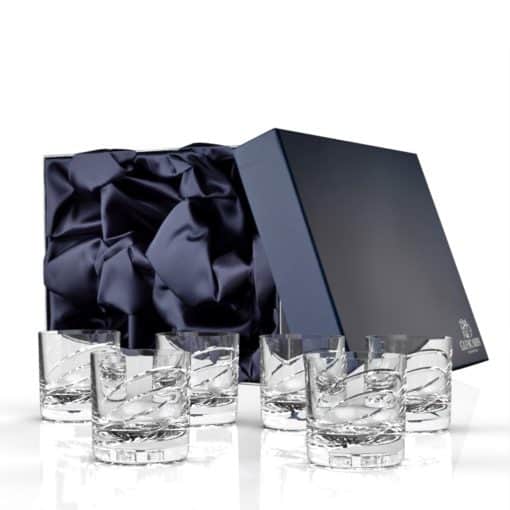 Glasgow Tumbler Set of 6 | Crystal Whisky Glasses | Glencairn Crystal