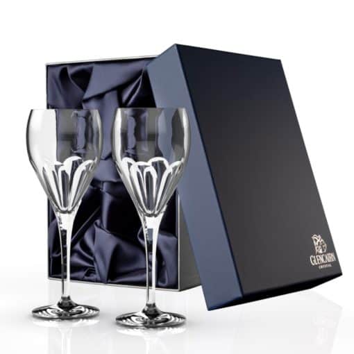 Lewis Red Wine Glass Set of 2 | Crystal Wine Glasses | Glencairn Crystal