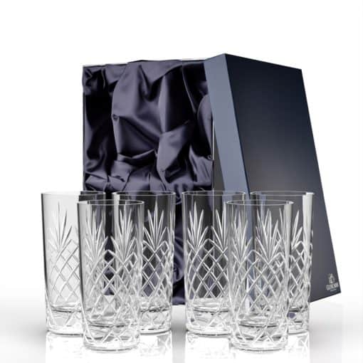Glencairn Crystal The <a href="https://glencairn.co.uk/product-category/collections/skye">Skye</a> collection is our ultimate interpretation of traditional cut crystal which features <strong>one blank panel</strong> for personalisation. The <a href="https://glencairn.co.uk/product/skye-brandy-glass">Skye Brandy Glasses</a> are supplied in a luxurious gift box lined with navy satin, perfect for gifting to a brandy drinker.
