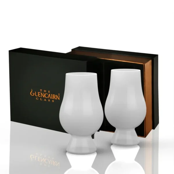 Glencairn Crystal <div class="et_pb_module et_pb_wc_description et_pb_wc_description_0 et_pb_bg_layout_light et_pb_text_align_left"> <div class="et_pb_module_inner"> The world’s favourite whisky glass… in white! Specially designed for blind whisky tastings, the white <a href="https://glencairn.co.uk/product/glencairn-glass">Glencairn Glass</a> hides the colour of the spirit allowing for a heightened sensory experience. It is supplied in a Glencairn branded gift box, perfect for gift for any whisky enthusiast. <strong>Please note</strong>: this glass is not available for engraving. </div> </div>